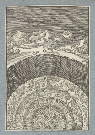 Lazarus in de hemel en de rijke man in de hel, RP-P-2015-17-10-3, Johannes Wierix, 1629