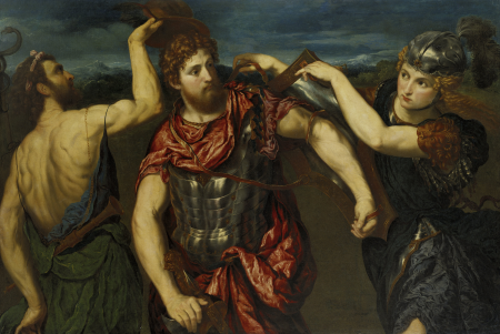 Perseus Armed by Mercury and Minerva, Paris Bordone, between 1545 and 1555