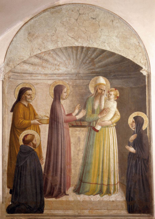 Presentation of Jesus in the Temple (Cell 10), Fra Angelico, between 1440 and 1442