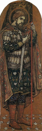 Князь Александр Невский, Viktor Vasnetsov, between 1885 and 1893