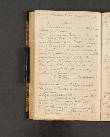 Travel diary, Johan Lundbye, 1845