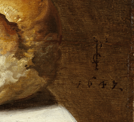 Still Life with Herring, Wine and Bread (image 1 of 2), Pieter Claesz, 1647