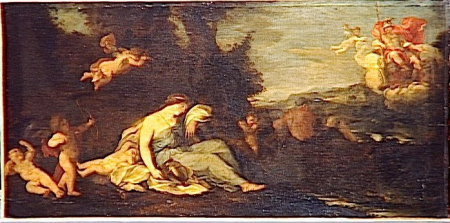 Poussin (école de) - Mars et Rhéa Sylvia, INV 7293, Nicolas Poussin