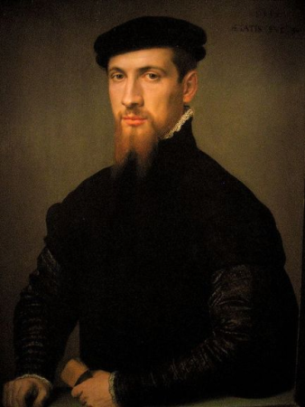 Portrait of Simon Renard, ambassador of Charles V and Philip II of Spain, Willem Key, 1557