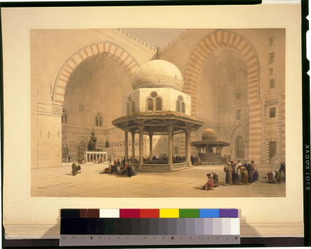 Mosque of Sultan Hassan, Cairo - David Roberts, R.A. LCCN2002718710, 1846