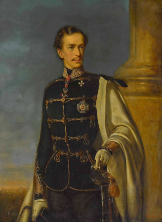 Joseph Matthäus Aigner - Kaiser Franz Joseph I. von Österreich, Joseph Matthäus Aigner, 1853