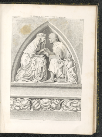 The ornamentation of the Middle Ages: a collection of selected decorations and profiles of Byzantine and German architecture. Vol. 1