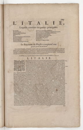 Atlas, or representation of the universal world and its parts, made in very ample and exact tables and descriptions, divided into two volumes. New edition..., 1633