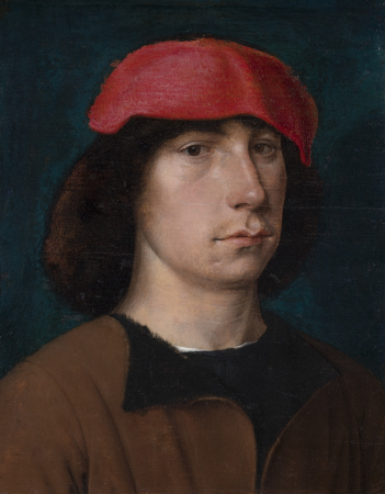 A Young Man in a Red Cap, Michael Sittow, circa 1512