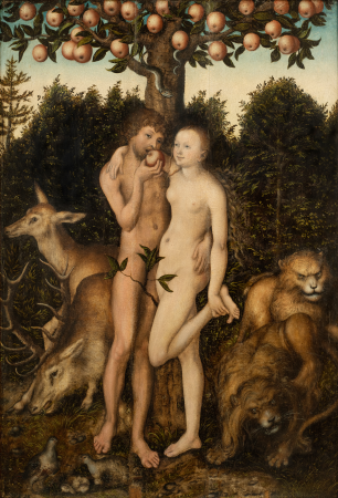 Adam and Eve, Hans Cranach, circa 1527