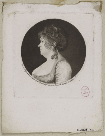 Portrait d'une femme, fin XVIIIème siècledébut XIXème siècle, G.20815-576, between 1799 and 1815
