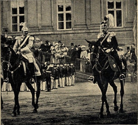 König Albert und Kaiser Wilhelm II, 1902