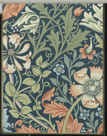 Wallpaper Sample Book 1, page 127: Compton, pattern #323, between 1915 and 1917