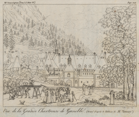 Vue de la Grande Chartreuse de Grenoble (34553308575), Nicolas-Antoine Taunay