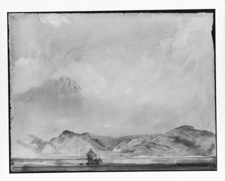 Coast Scene with Boat, Arthur Bowen Davies