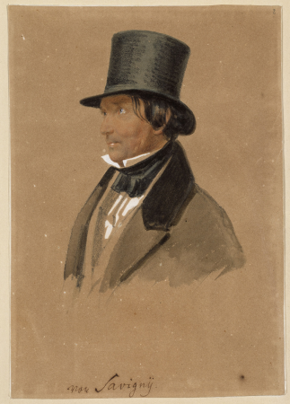 Franz Krüger - Friedrich Carl von Savigny 1837, Franz Krüger