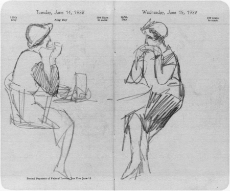 Sketch by Takehisa Yumeji, Yumeji Takehisa, 1932