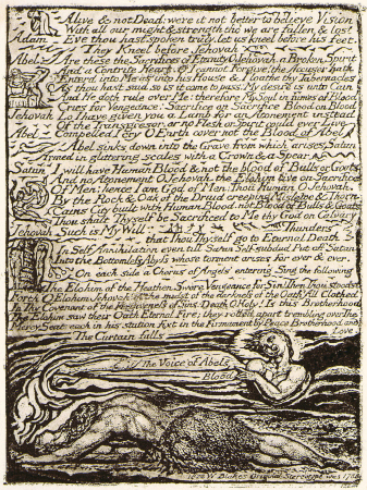 The Ghost of Abel (page 2), William Blake, 1822