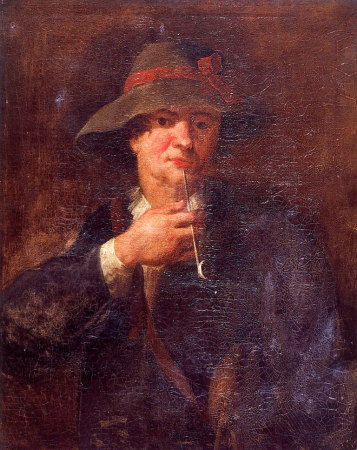Man with a pipe, Nicolas Henri Joseph de Fassin, 1797