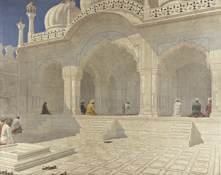 Perlenmoschee in Delhi, Vasily Vereshchagin, between 1876 and 1879