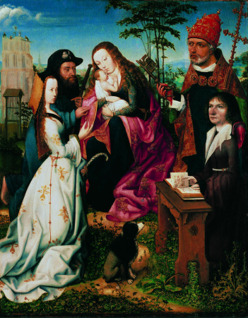 Madonna and Child with Saints and a Donor, Master of Frankfurt, circa 1505