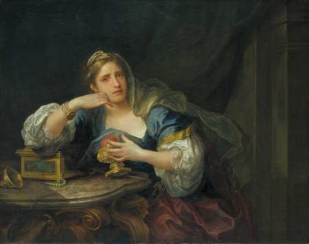 Sigismunda Mourning over the Heart of Guiscardo, William Hogarth, 1759
