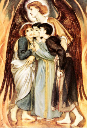 Simeon Solomon - Shadrach Meshach Abednego, Simeon Solomon