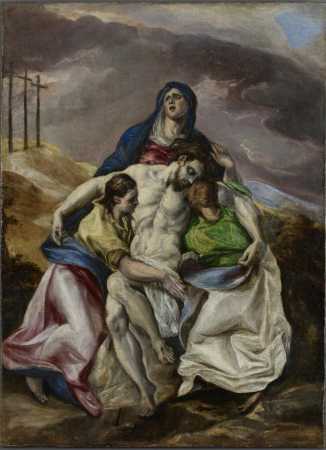 Pietà, El Greco, between 1574 and 1576
