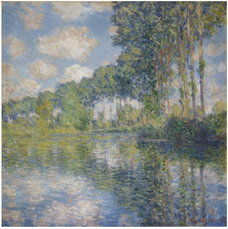 Poplars on the Epte, Claude Monet, 1882