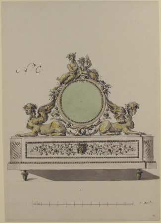 Design for a Clock, Jean Charles Delafosse