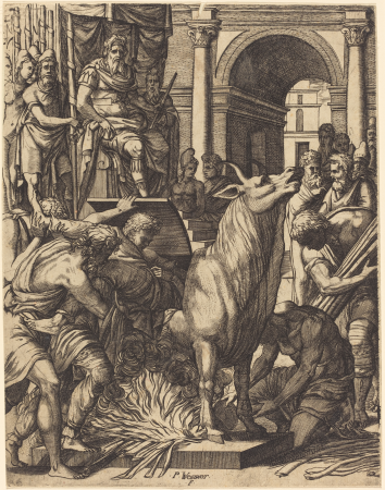 The Brazen Bull of Phalarus, Pierre Woeiriot