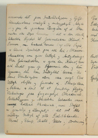 Note on style and journalism, Niels Larsen Stevns