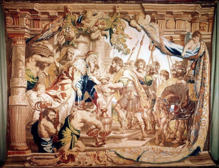 Abraham and Melchizedek, Peter Paul Rubens, circa 1628