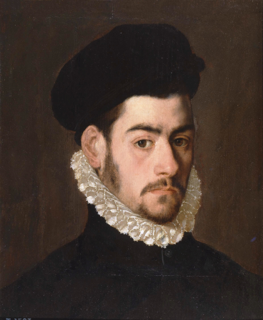Possible self-portrait of the painter Alonso Sánchez Coello, Alonso Sánchez Coello, circa 1570