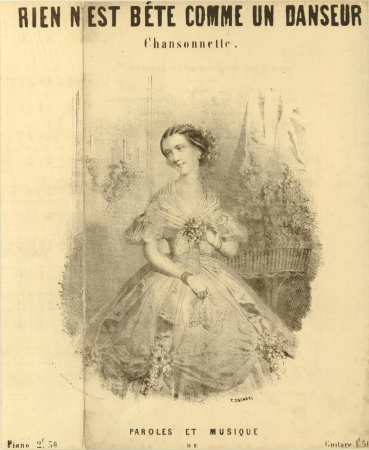 Nothing is as stupid as a dancer, Célestin Deshayes, between 1840 and 1890
