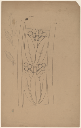 Study for a Border Design, Charles Sprague Pearce, 1890/1897