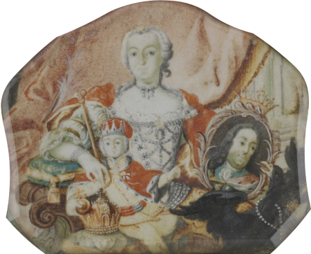 Goetz, attributed to - Maria Theresa with and heir Archduke Joseph - Royal Collection, Gottfried Bernhard Göz