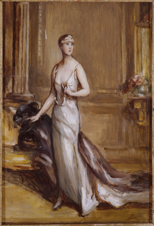Portrait of Isabelle d'Orléans, Duchess of Guise (1878-1961), Jules Cayron, circa 1932