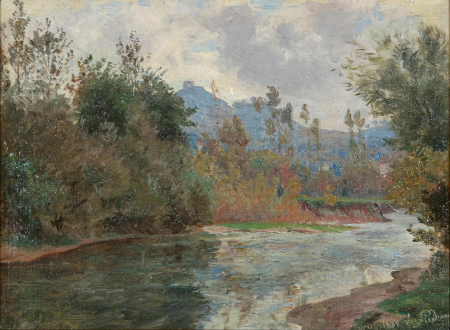 A view from Sora., Viggo Christian Frederik Vilhelm Pedersen, 1884