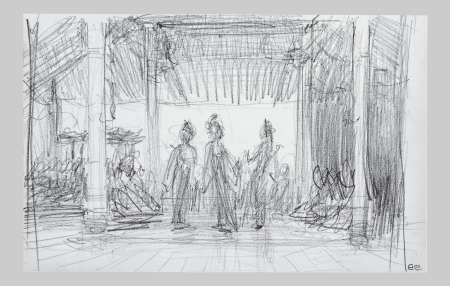 Legs and Costume of a Javanese Dancer (from Sketchbook of Javanese Dancers), John Singer Sargent, 1889