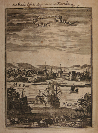 View of St. Augustine, 1685, Alain Manesson Mallet, between 1683 and 1719