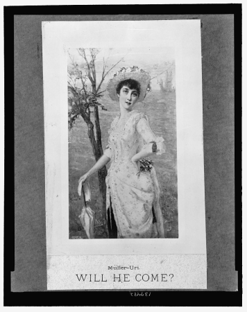 Will he come? LCCN2007684758, Adolfo Müller-Ury, 1889