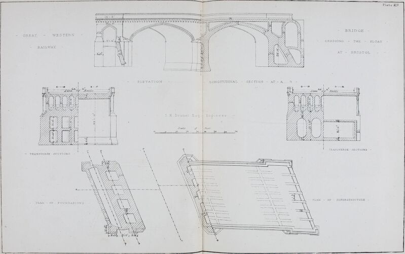 Railway practice. A collection of working plans and practical details of construction in the public works of the most celebrated engineers on the several railways, canals, and other public works (14756081524), Samuel Charles Brees, 1836