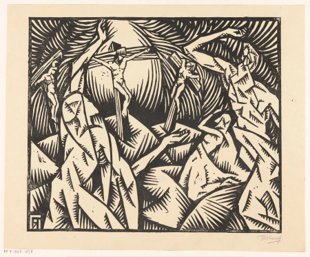 Golgotha (originele titel op object), RP-P-1937-1828, Bob Hanf, between 1904 and 1937
