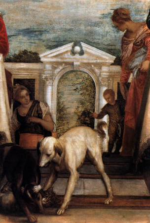 Feast at the House of Simon (detail), Paolo Veronese, between 1567 and 1570