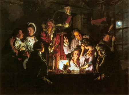 Experiment with the Air Pump, Joseph Wright of Derby, circa 1768
