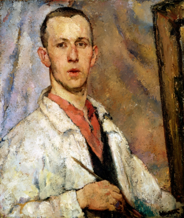 Self-portrait, Joseph Kutter, 1919