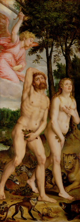 Expulsion from paradise, Michiel Coxie, between 1540 and 1592