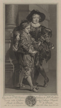 The two sons of Rubens, Peter Paul Rubens, circa 1750