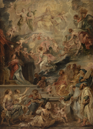 The Incarnation as Fulfillment of All the Prophecies, Peter Paul Rubens